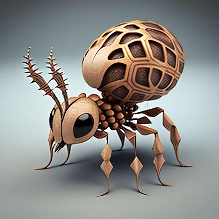 3D model Pheidole argentina (STL)